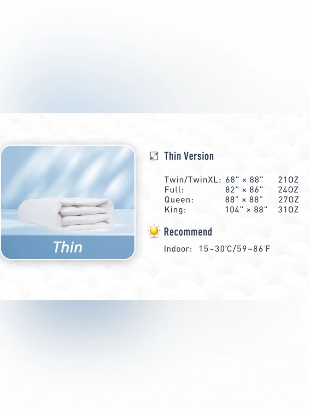 Lightweight Duvet